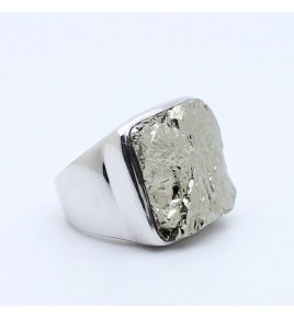 bague pyrite femme