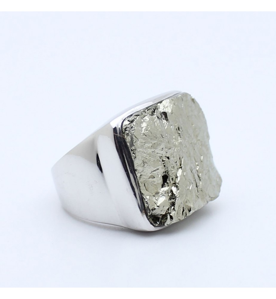 bague pyrite femme