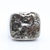 bague argent pyrite