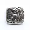 bague argent pyrite