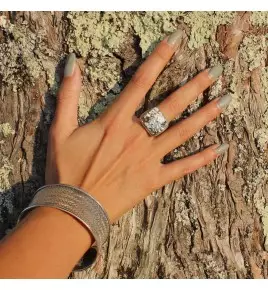 bague pyrite femme
