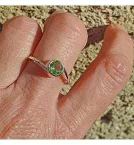 peridot bague
