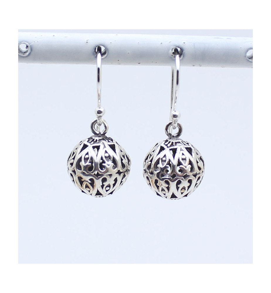 boucles d'oreilles argent