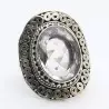 cristal de roche bague