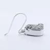 boucles d'oreilles pyrite