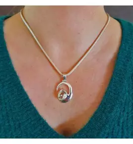 pendentif prasiolite