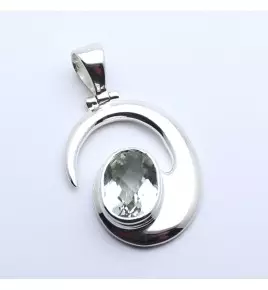 pendentif prasiolite