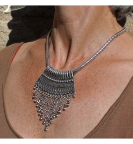 pendentif argent femme indien