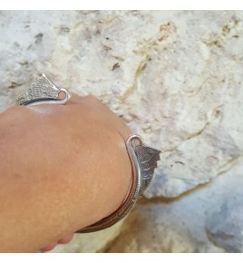 bracelet jonc argent