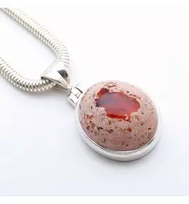 opale de feu pendentif