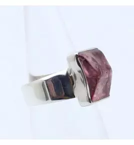bague tourmaline rose