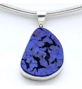 pendentif avec azurite