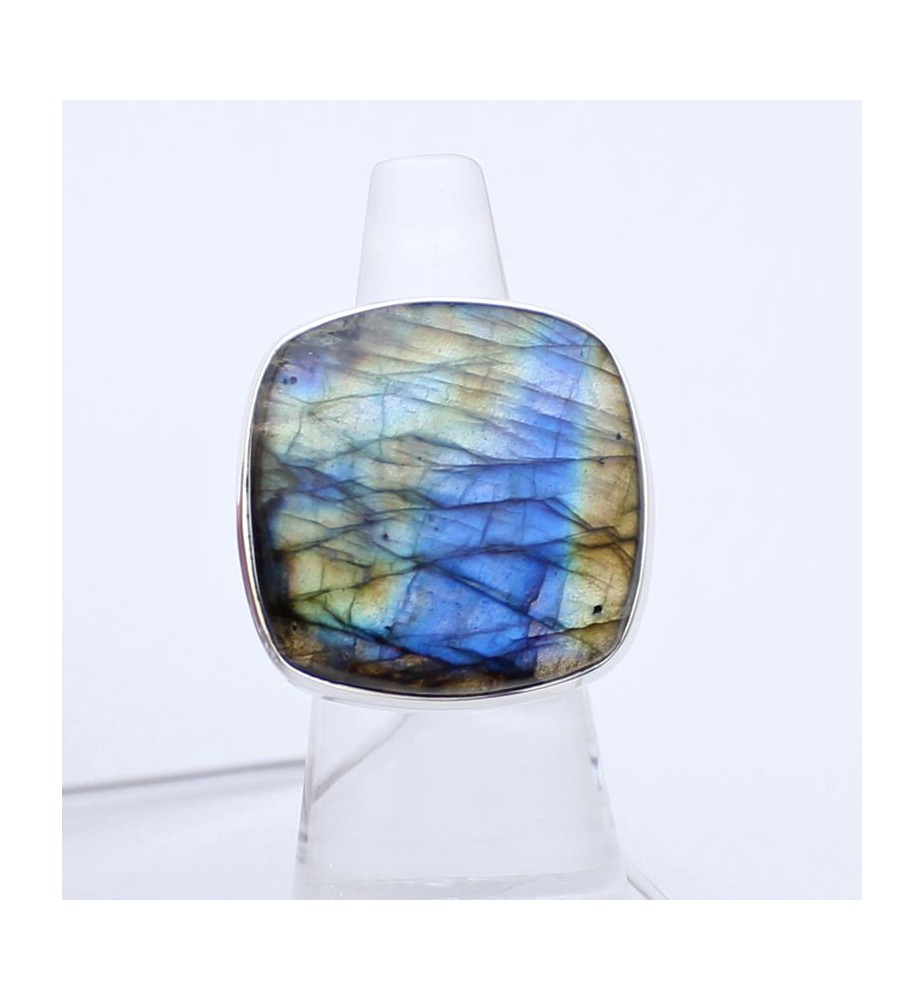 Bague Labradorite Argent 925 Kanti - Taille 53 - (EAN13 : 3660341700617