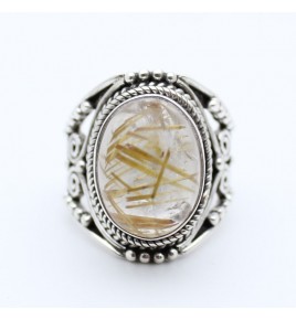 quartz rutile bague