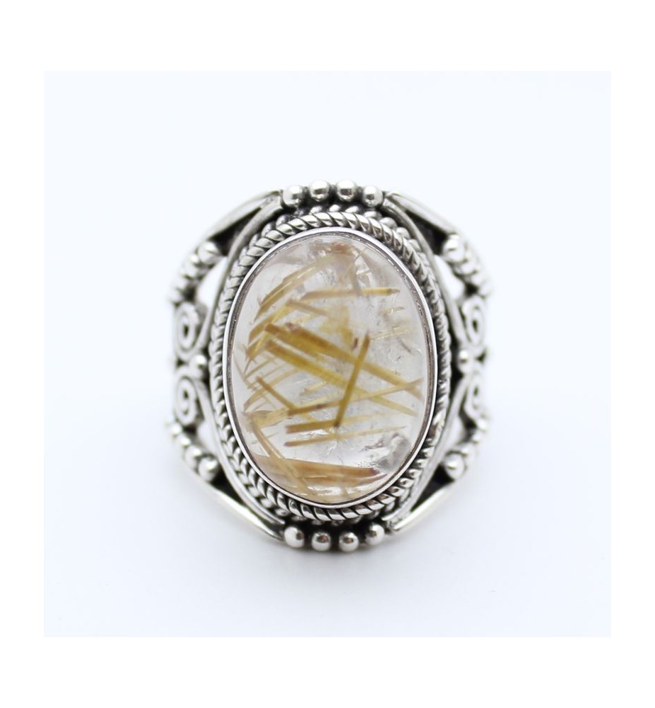 quartz rutile bague