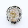 quartz rutile bague