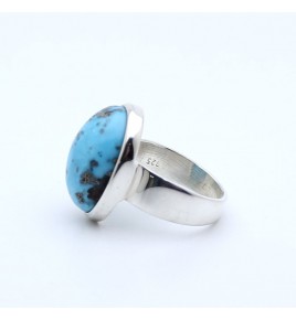 turquoise ring in silver