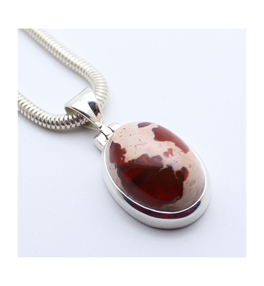 opale de feu pendentif