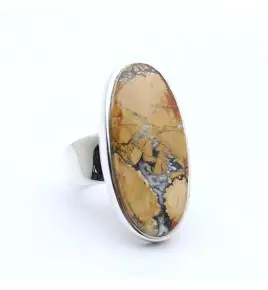 bague pierre orange