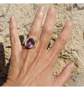 bague améthyste