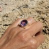 bague améthyste véritable