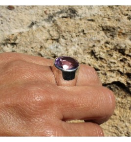 améthyste bague