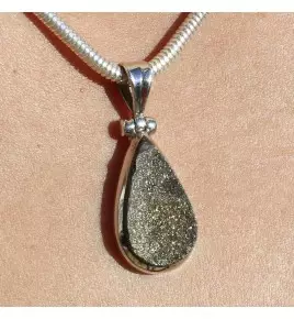 pendentif femme argent pierre