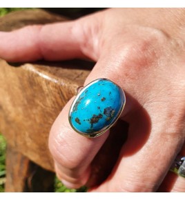 chevaliere turquoise homme