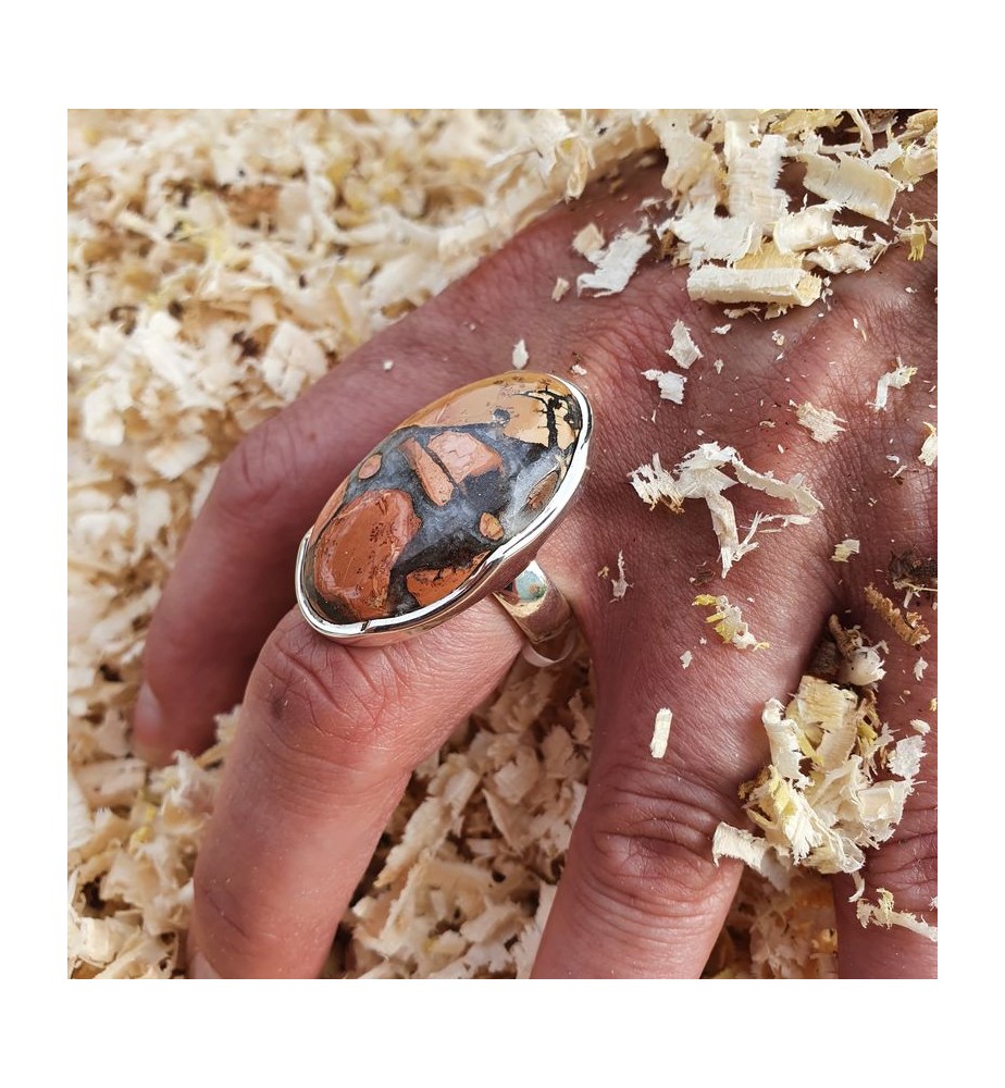 jaspe maligano bague