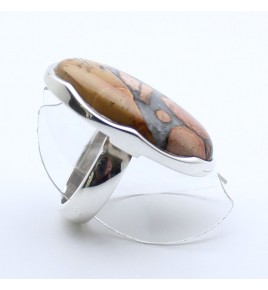 bague argent jaspe maligano