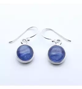 cyanite  boucles d'oreilles