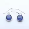 cyanite  boucles d'oreilles