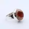 bague avec opale de feu