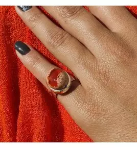 bague argent sterling et opale