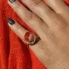 bague argent sterling et opale