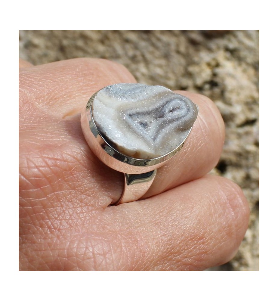 calcedoine bleue bijoux