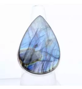 bague labradorite bleue