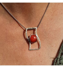 pendentif corail rouge