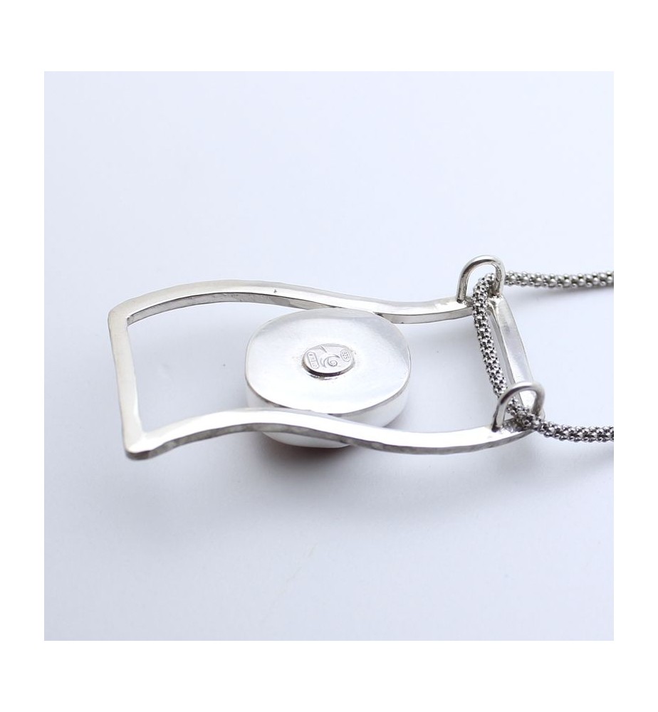 Pendentif En Argent 925 Avec Corail Rose - Tagliamonte - Bijou Féminin Gravé