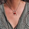 pendentif corail rouge naturel