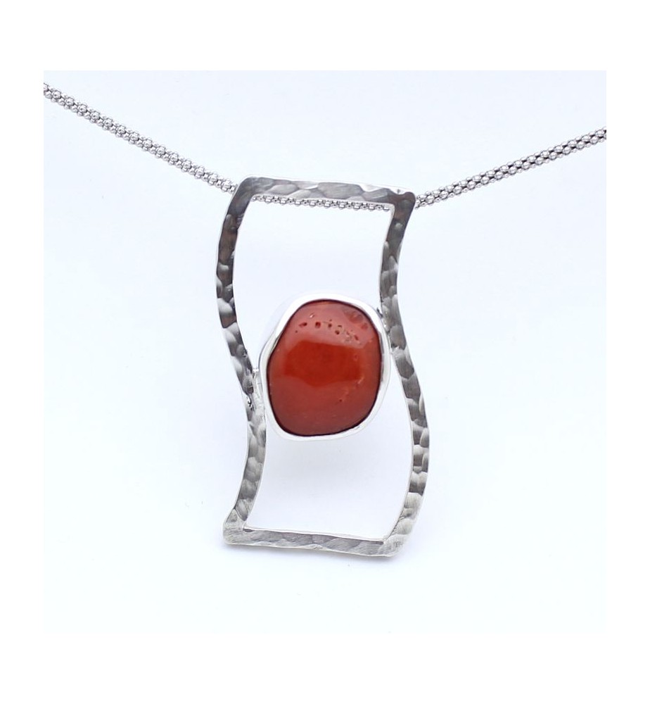 corail rouge pendentif