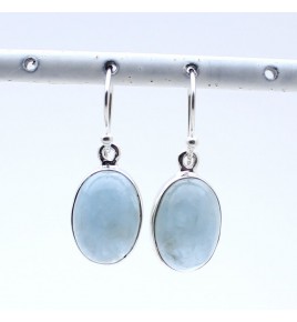 boucles d'oreilles aigue marine