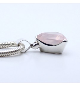quartz rose pendentif