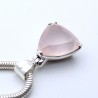 pendentif pierre rose