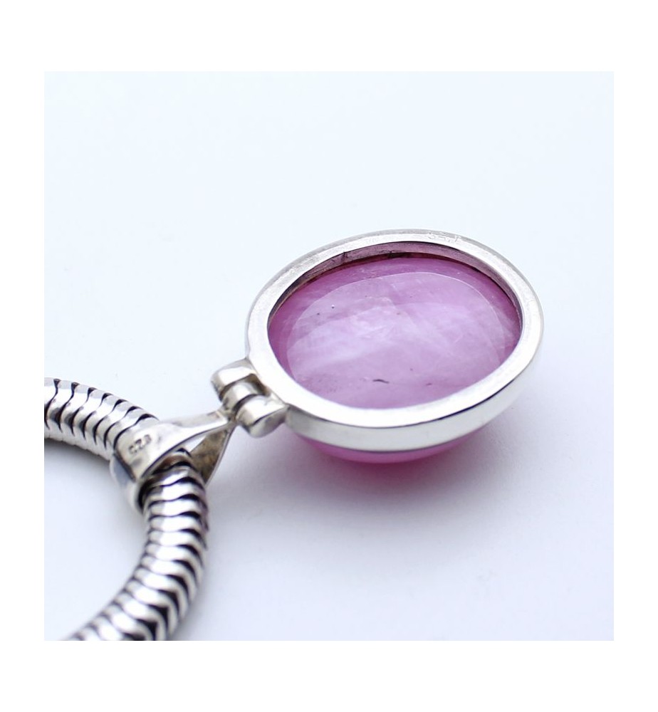 pendentif rubis argent