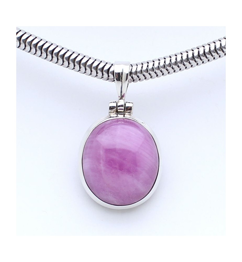 pendentif pierre rose