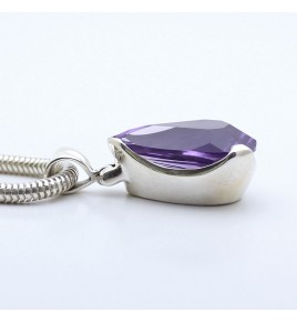 pendentif améthyste femme
