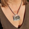 pendentif pyrite ardoise