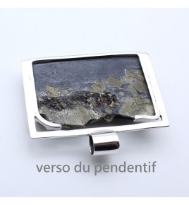 pendentif pyrite ardoise