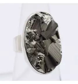 bague pyrite brute